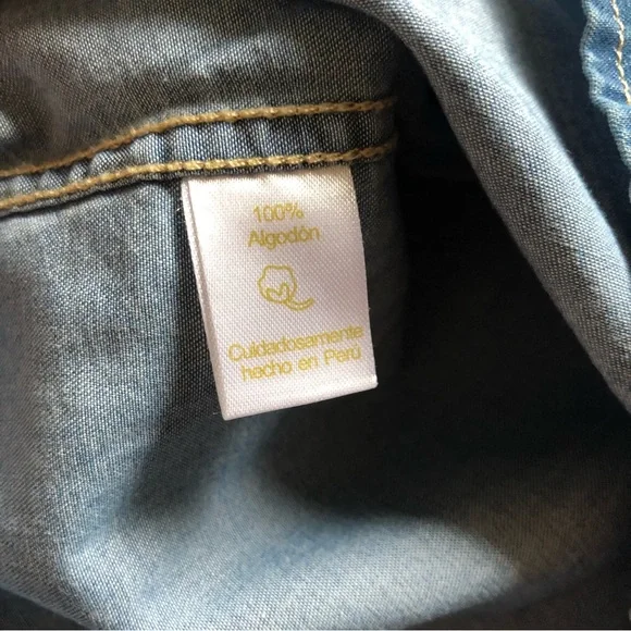 Boys Soft Chambray Cotton Shirt - Picture 4 of 6